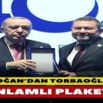 Erdoğan’dan İzmirli İş İnsanı Nazım Torbaoğlu’na Anlamlı Plaket